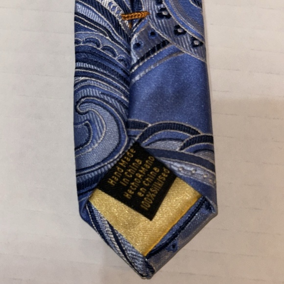 Donald Trump signature collection silk tie, blue gray - Picture 5 of 6